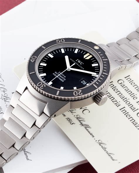 iwc aquatimer titanium.